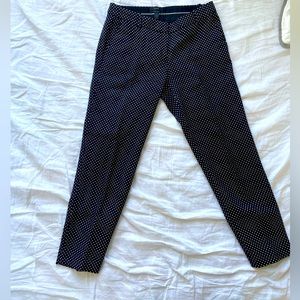 *JCrew* Cafe Capri Polka Dot Pants